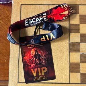 Escape Halloween 2022 VIP Lanyard